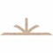 Ekena Millwork Richland Smooth Timber Gable Bracket, Douglas Fir, 108"W x 36"H x 1 1/2"D x 5 1/2"F, 8/12 Pitch GBW108X36X0206RIC00SDF - alternate 1